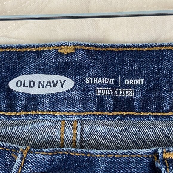 Old Navy Straight Jeans 34 x 34 Mens Blue Jeans - Picture 5 of 10